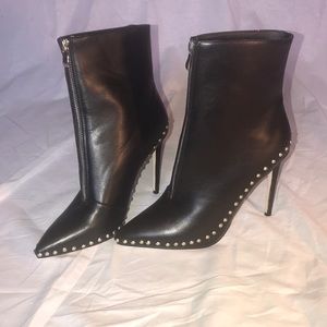 Black Studded Booties